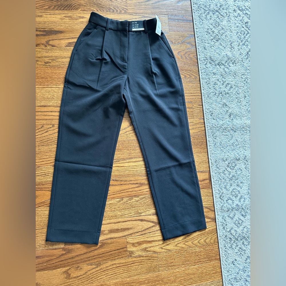 Abercrombie & Fitch Black Dress Pants Classic Tailored Fit